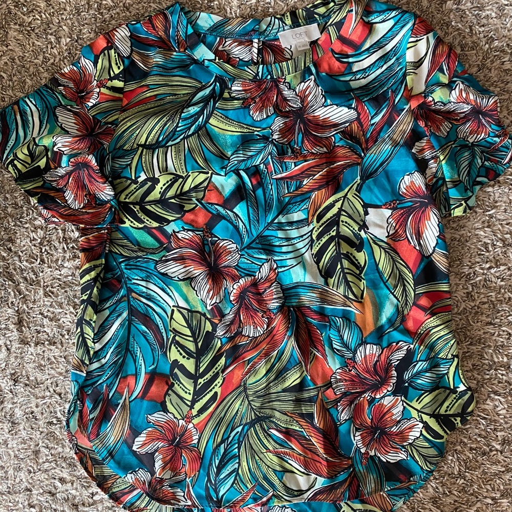 LOFT Outlet short sleeve shirt size XS
